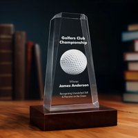 3D Memory Crystal™ - Tabletop - Tower- Awards & Trophies-Standard / Medium