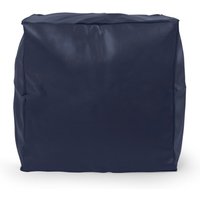 Faux Leather Cube Bean Bag