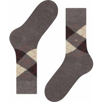 Burlington Socks Preston Socks - Argyle Brown One Size