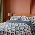 Scion Tulip Trellis Super Kingsize Duvet Cover SET, Navy
