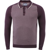 Polo Shirts Men's Le Shark Perry Purple Long Sleeved Polo Shirt / S - Tokyo Laundry