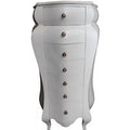 Casa Padrino Barock Kommode Weiss 131 x 68 x 46 cm - Antik Stil