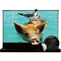 72"-120" VIVIDSTORM S PRO P Motorized 4K HD 3D Floor Rising UST ALR Projector Screen