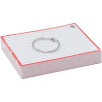 Flashcards A7 Rood incl. clipring