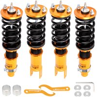 Maxpeedingrods Twin-Tube Damper Adjustable Coilover Suspension Kits compatible for Honda Civic 1988-2000