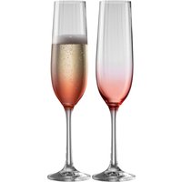 Galway Crystal Erne Flute Set of 2 in Blush
