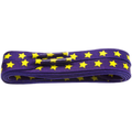 Shoestring Laces - Purple with Stars
