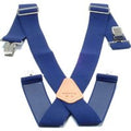 Kunys Work Trousers Braces Navy Blue