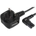 0.5m Angled Figure 8 Power Cord C7 90 Degree Lead