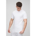 Camiseta Tall Ajustada Al Músculo Con Estampado Homme, Blanco