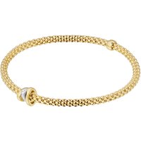 18ct Yellow Gold Flex'it Prima 0.10cttw Diamond Bracelet