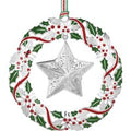 Wreath with Star Christmas Decoration