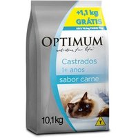 Ração Optimum para Gatos Adultos Castrados Carne