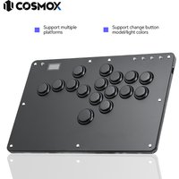 Haute42- COSMOX Fighting Hitbox Gaming Joystick For PC/PS3/PS4/PS5 Switch Steam Leverless Controller Rims Rim Button Rim