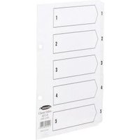 Concord Classic Index 1-5 Mylar-reinforced Punched 2 Holes 150gsm A5