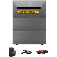 Anker SOLIX Solarbank 2 E1600 Pro All-in-One Speicher für Balkonkraftwerk, by Powerness - 4800Wh / 1 x Smart Meter / Powerness Express (Lieferzeit: 5-14 Werktage)