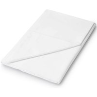 Helena Springfield Plain Dye, 50/50 Percale, Single Flat Sheet, White