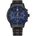 Tommy Hilfiger 1791633 Chronograph Black/Blue Men's Watch