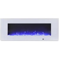 Azurite 127 cm - Elektro Wandkamin Weiß