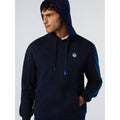 North Sails - Felpa con cappuccio e logoNorth SailsNavy blueS