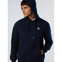 North Sails - Felpa con cappuccio e logoNorth SailsNavy blueS