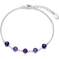 Amethyst Gemstone Bracelet