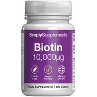 Biotin 10000mcg (120 Tablets)