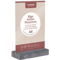 Kaarthouder Europel A4 Polystone antraciet