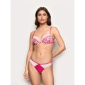 Brasiliana in raso e pizzo - Chantilly / FUCSIA / 3