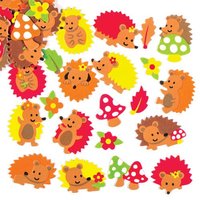 Hedgehog Foam Stickers (Pack of 120) Craft Embellishments