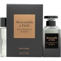 Abercrombie & Fitch Authentic Night Gift Set 100ml EDT + 15ml EDT