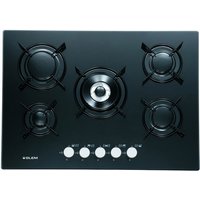 Glem Gas GV755BK piano cottura Nero Da incasso 70 cm 5 Fornello(i)