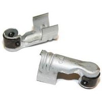 1x HT Steel push in terminal for spark plug 7mm 8mm Right Angle Crimp