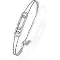 Move Classique Uno Double Pavé 0.65cttw Diamond Bracelet