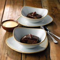 Churchill Stonecast Duck Egg Triangular Plate 10.5" / 26.5cm (Case of 12)