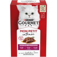 Gourmet Mon Petit 48 x 50 g Alimento umido per gatti - Manzo, Vitello, Agnello