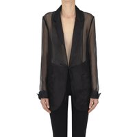 Silk shirt jacket