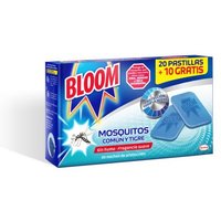Bloom Antimosquitos Recambio Pastillas 20 + 10 Ud - Bloom