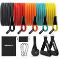 PROIRON Resistance Band Set with Handles Ankle Straps and Door Anchor