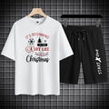 Men's sets Summer Quick drying It's Beginning To Look Like Christmas printed Graphic T-shirts Suit men's clothing set tracksuit