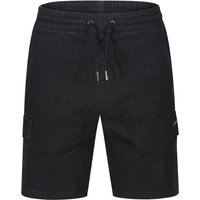 Bloemdaal Washed Cotton Utility Pocket Sweat Shorts - Charcoal