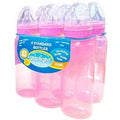 Griptight 6 Pack Standard Bottles 250ml Pink