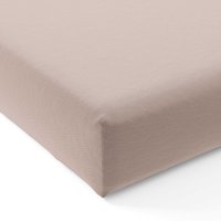 Bedeck of Belfast 200 Thread Count Plain Dye Double Fitted Sheet, Tuberose