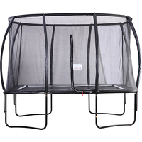 Air King Pro 7x11ft Rectangular Trampoline with Safety Enclosure