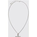 Collar Plateado Con Incrustaciones, Gris