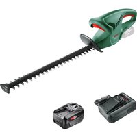 Bosch EASYHEDGECUT 18-45 P4A 18v Cordless Hedge Trimmer 450mm 1 x 4ah Li-ion Battery Charger