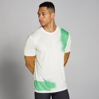 Męski T-shirt z siateczki z nadrukiem z kolekcji Velocity MP – Misty Green - M