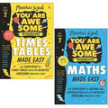You Are Awesome Workbooks Made Easy 2 Book Set Matthew Syed KS2 Ages 7 11 Curriculum Linked Maths Practice