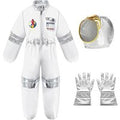 Kids Astronaut Jumpsuit Halloween & World Book Day Costume - Ages 2-12, Includes Hat & Gloves | Wowcher