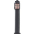 Searchlight 1082-730 Black Bollard Lamp with Grated Top